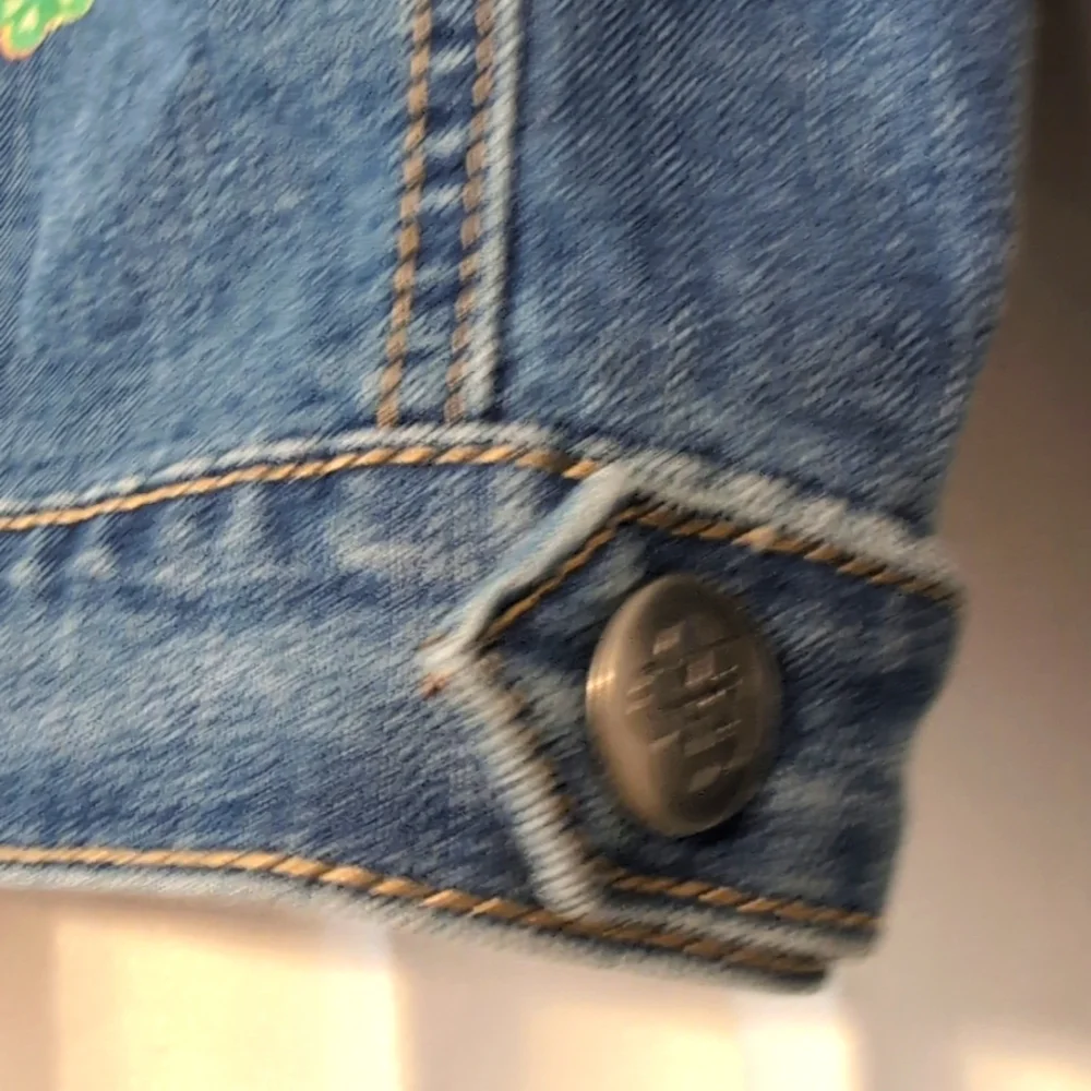 Disney Encanto‎ Decorative Design Denim Jeans Jackets Kids Size 6/6x